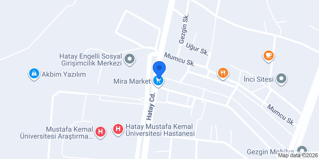 Üniversite Eczanesi Serinyol Hatay konumu
