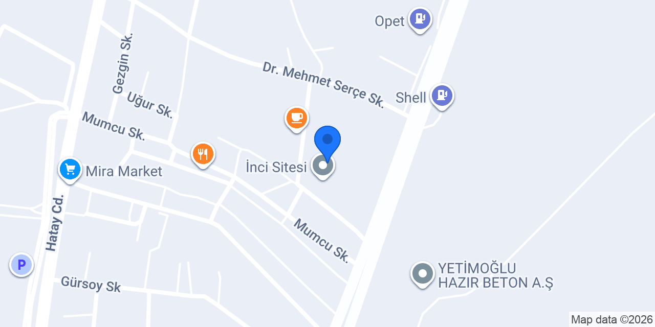 İnci Sitesi Duru Patisserie Cafe konumu