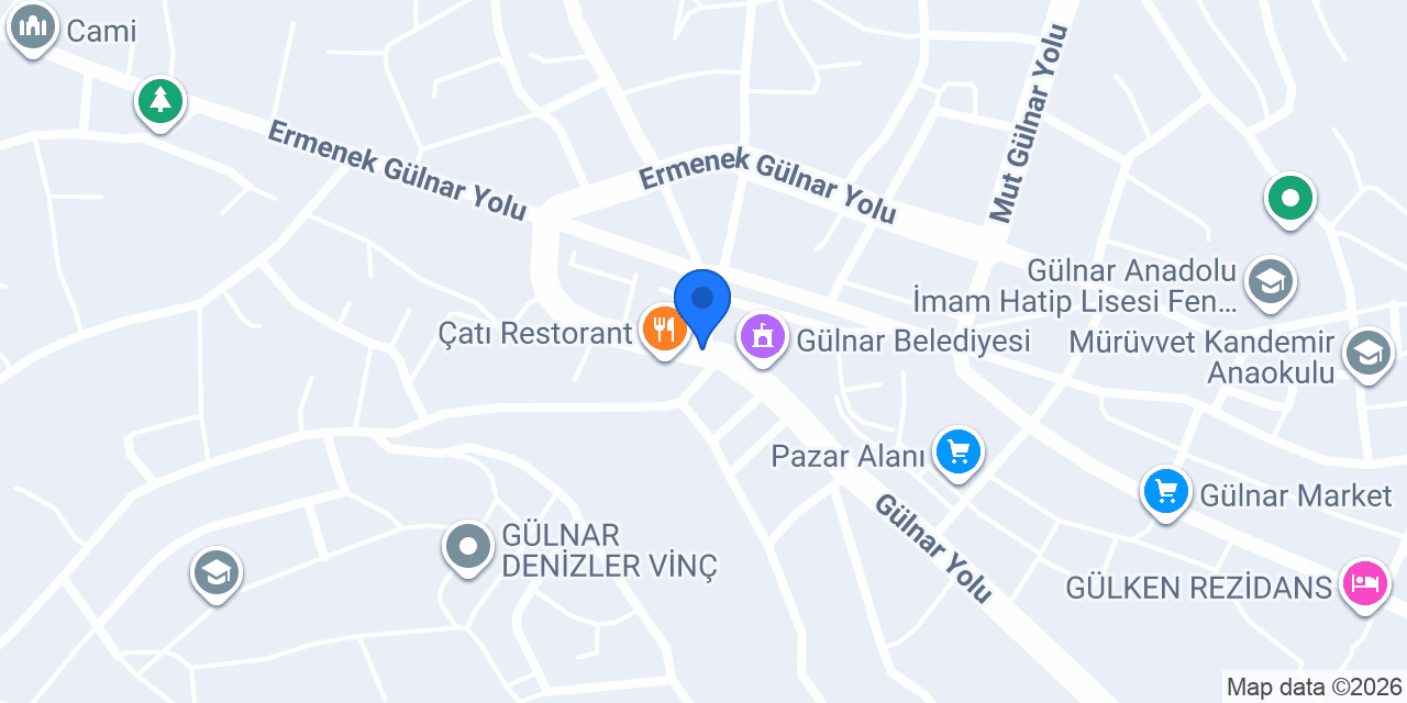 Gülnar Adliyesi konumu