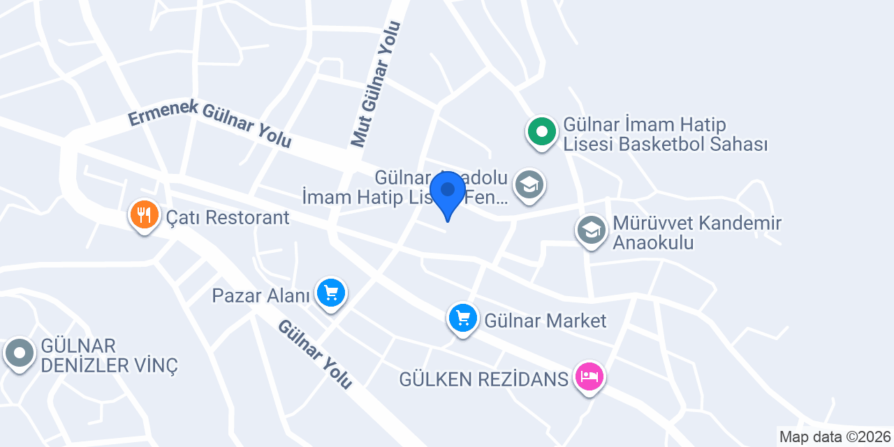Gülnar Ateş Eczanesi konumu