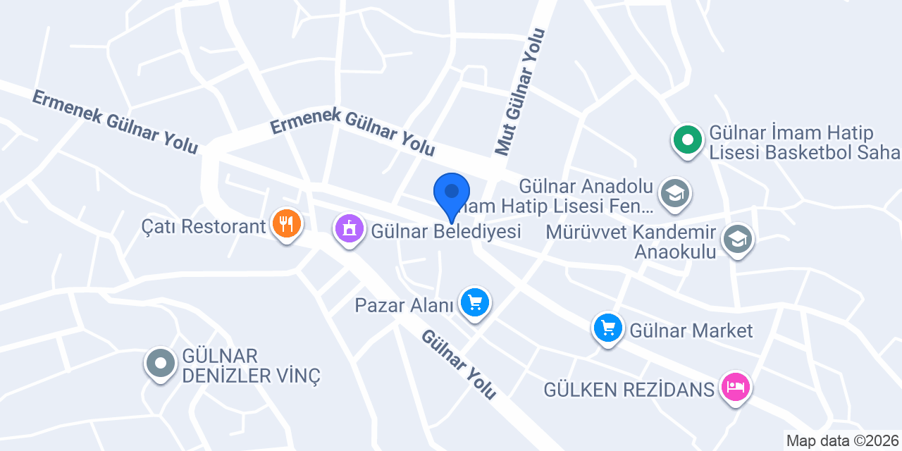 Bayramoğlu Pastanesi Gülnar konumu