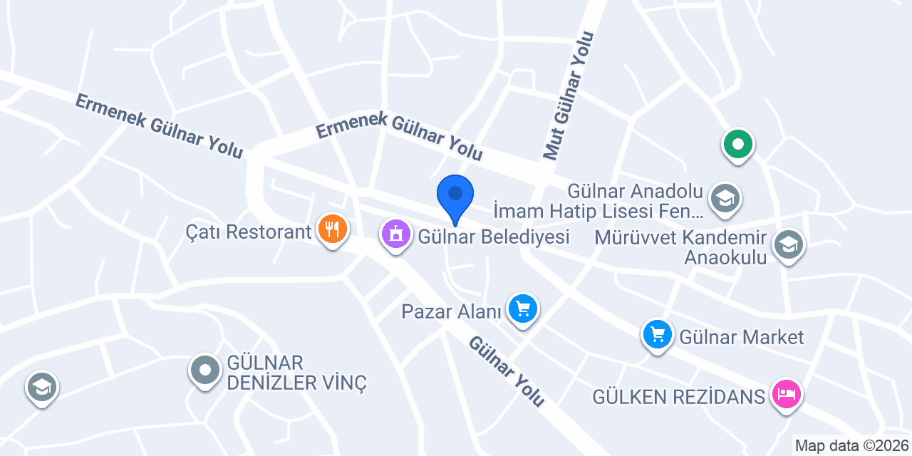 Baklavasan gülnar konumu