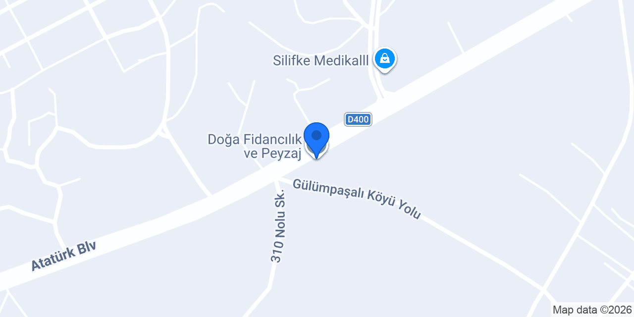 Doğa Fidancılık ve Peyzaj konumu