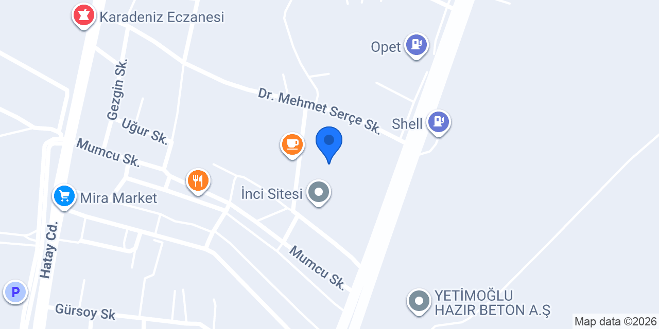Tusdata Hatay Şube konumu