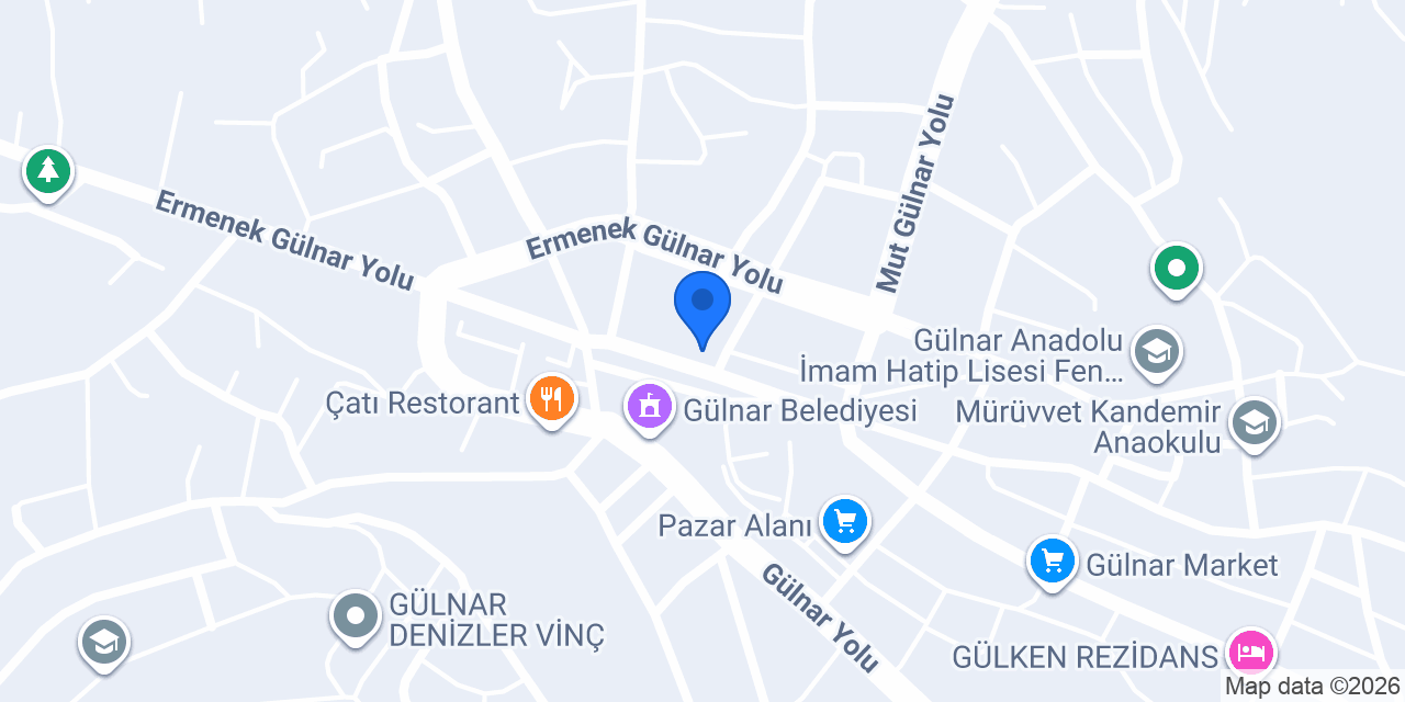 Ateş Hukuk Bürosu konumu