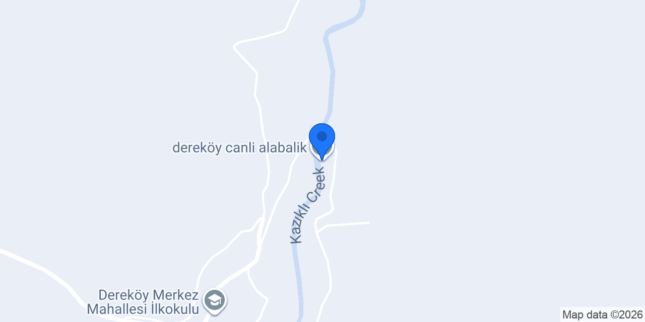 dereköy canli alabalik konumu