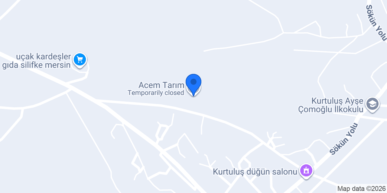 Acem Tarım konumu