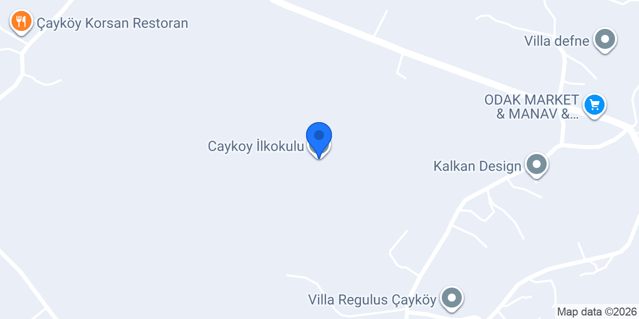 Caykoy İlkokulu konumu