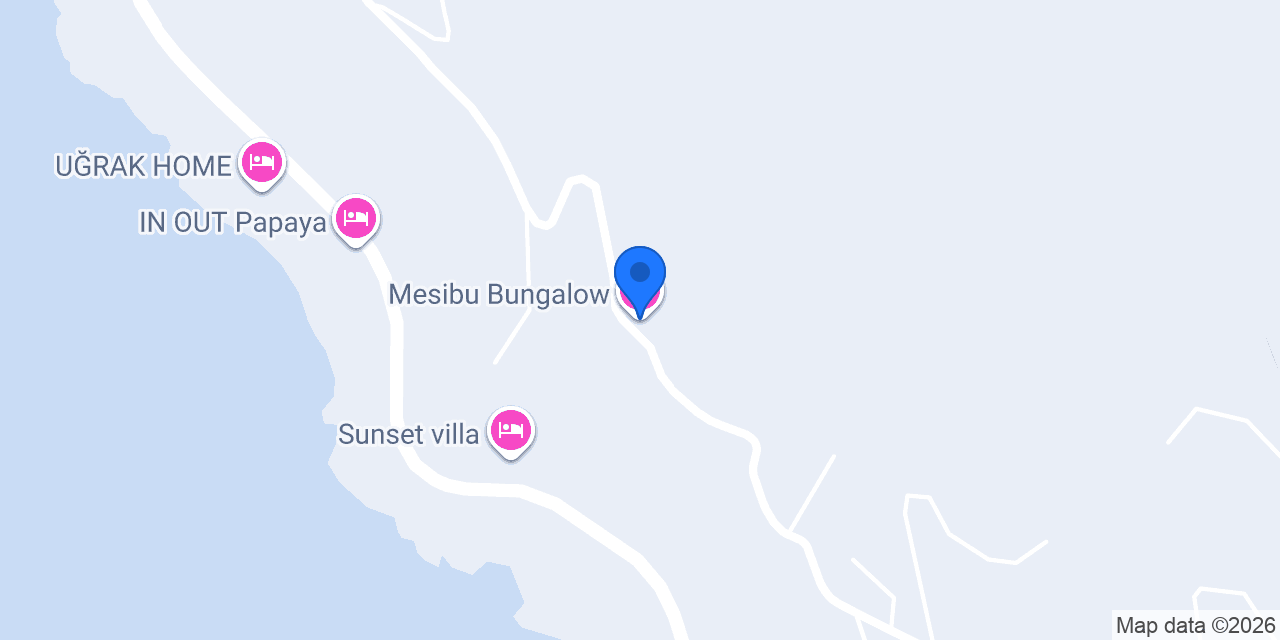 Mesibu Bungalow konumu