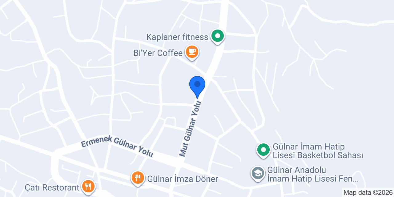 Seç Market Gülnar Denk Şubesi konumu