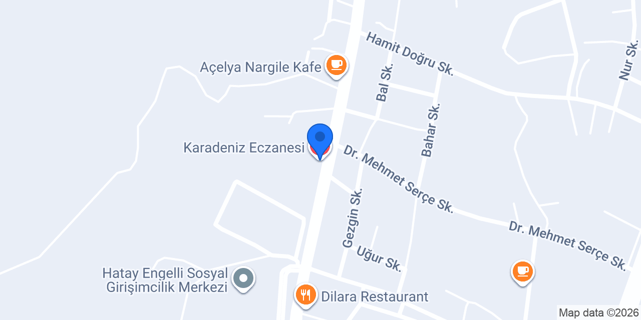 Karadeniz Eczanesi konumu