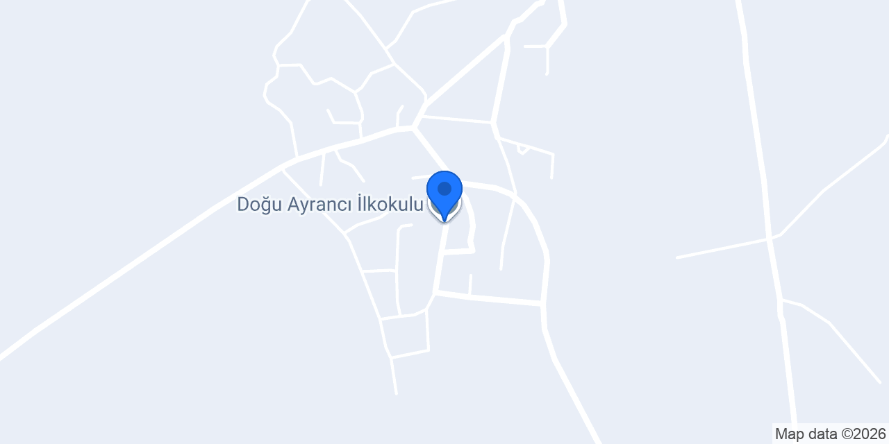 Doğu Ayrancı İlkokulu konumu