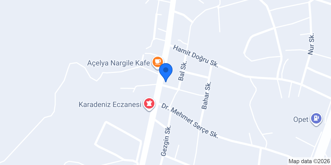 Serinyol Sürücü Kursu konumu