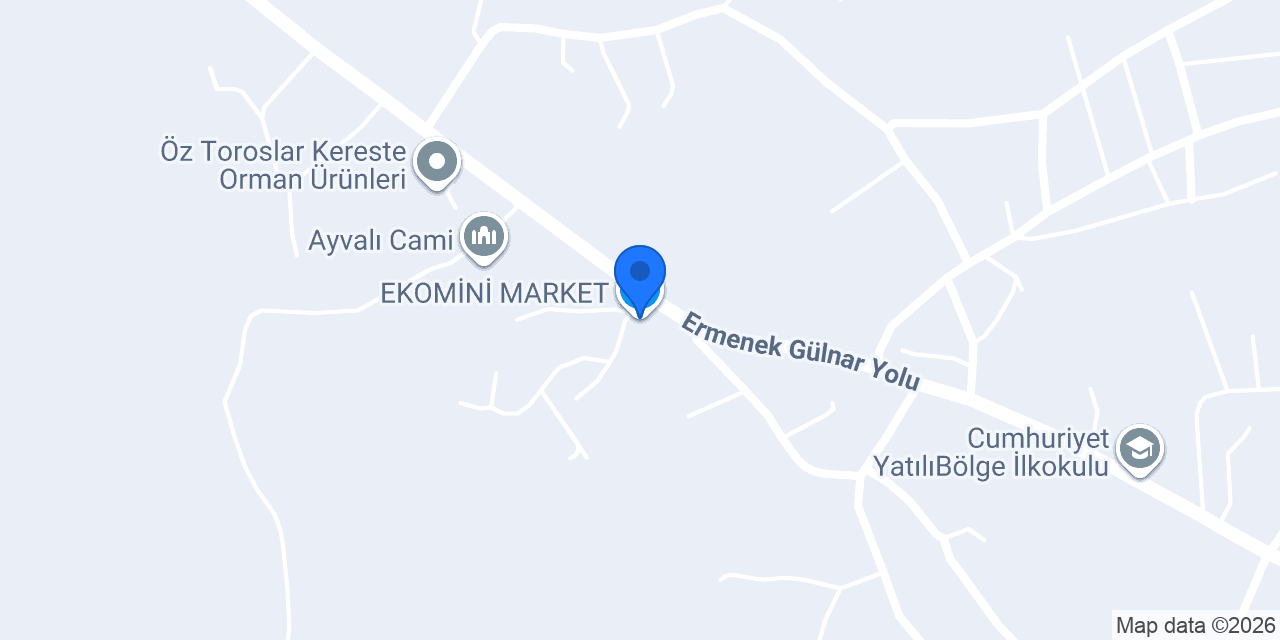 EKOMİNİ MARKET konumu