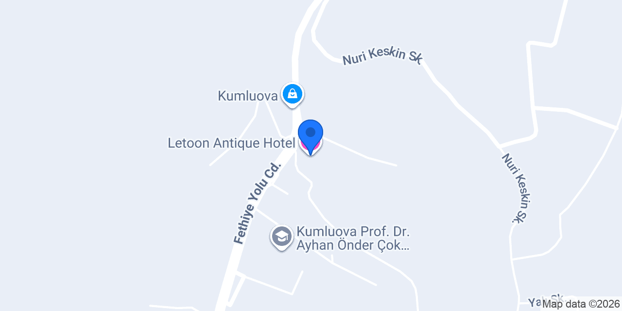 Letoon Antique Hotel konumu