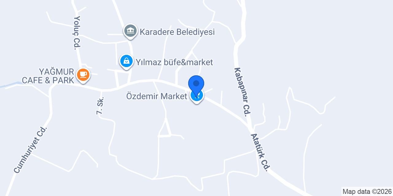 VAİSER TARIM TEKNOLOJİLERİ Karadere Şubesi konumu