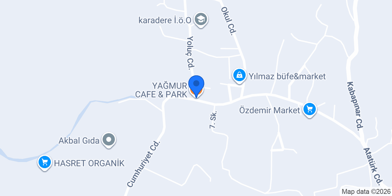 YAĞMUR CAFE & PARK konumu