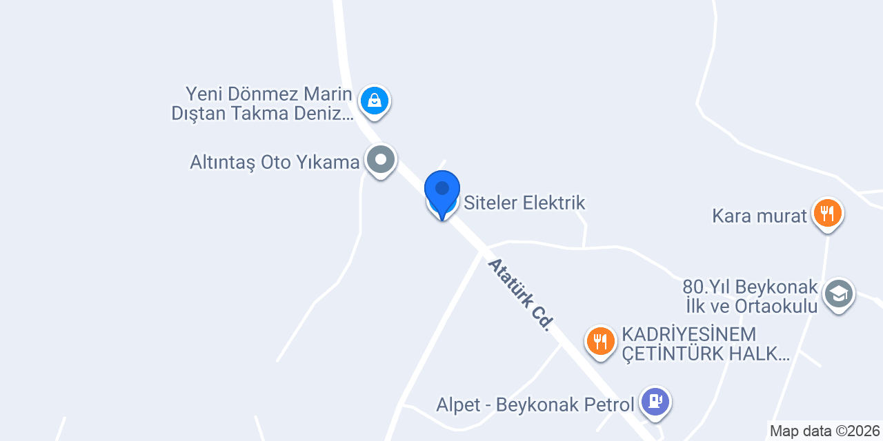 Siteler Elektrik konumu