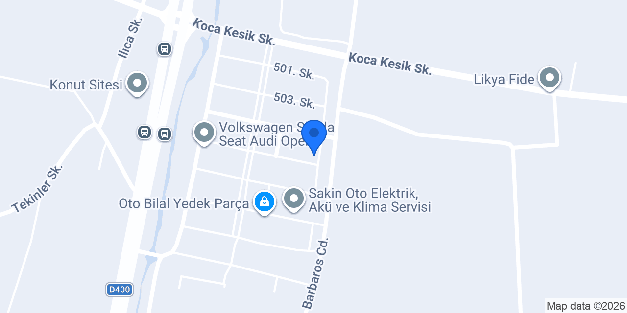 Güven Oto Boya konumu