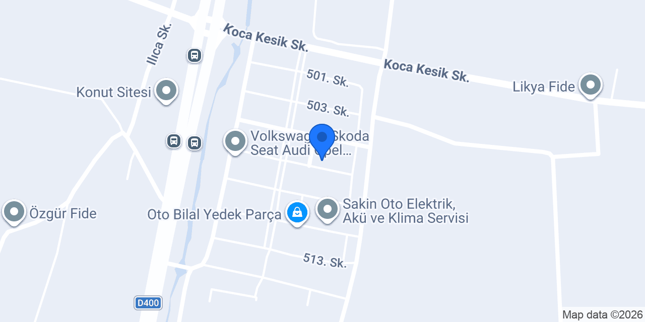 Güler Oto Özel Servis konumu