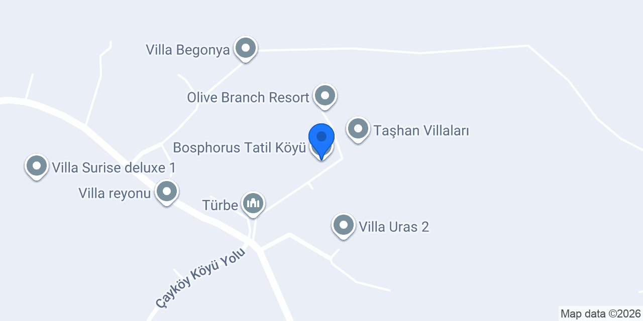 Bosphorus Tatil Köyü konumu