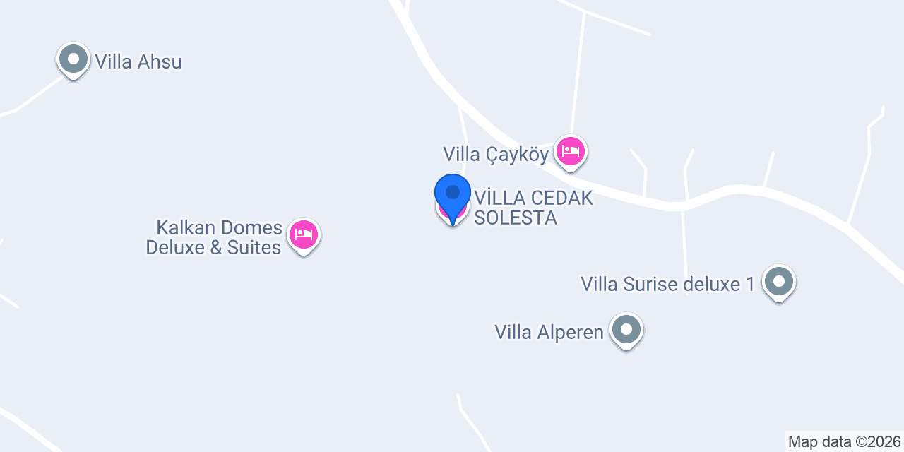 VİLLA CEDAK SOLESTA konumu