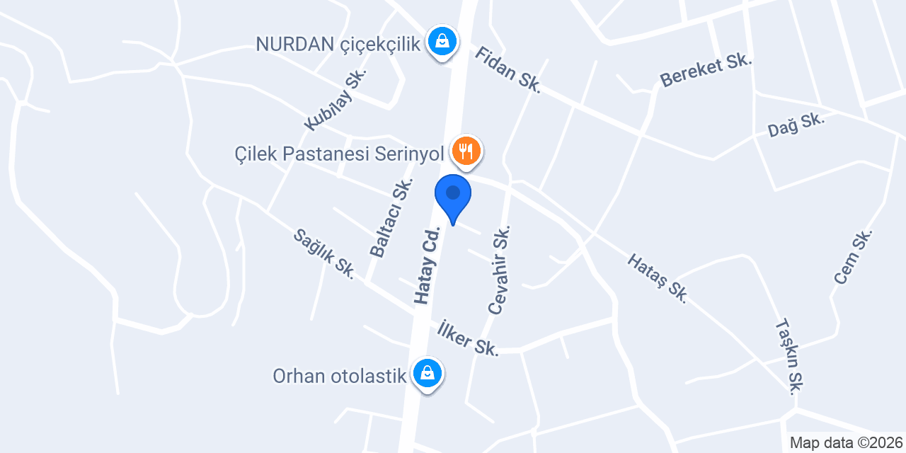 Antakya Kurumsal Tedarik konumu