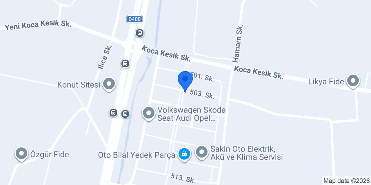 ÇARKÇI OTO YEDEK PARÇA konumu