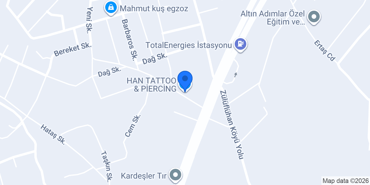HAN TATTOO & PİERCİNG konumu