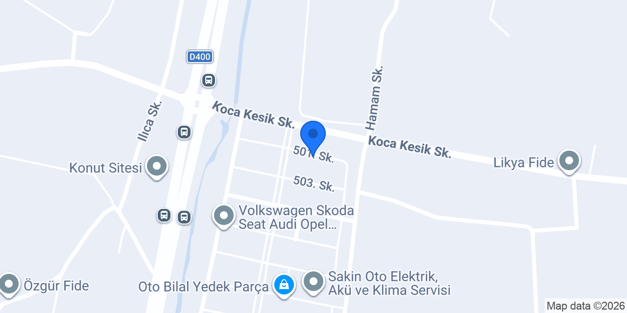 Cüceler&Derici Oto konumu