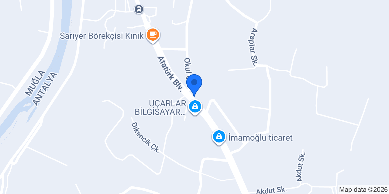 Gökçeer Ticaret konumu