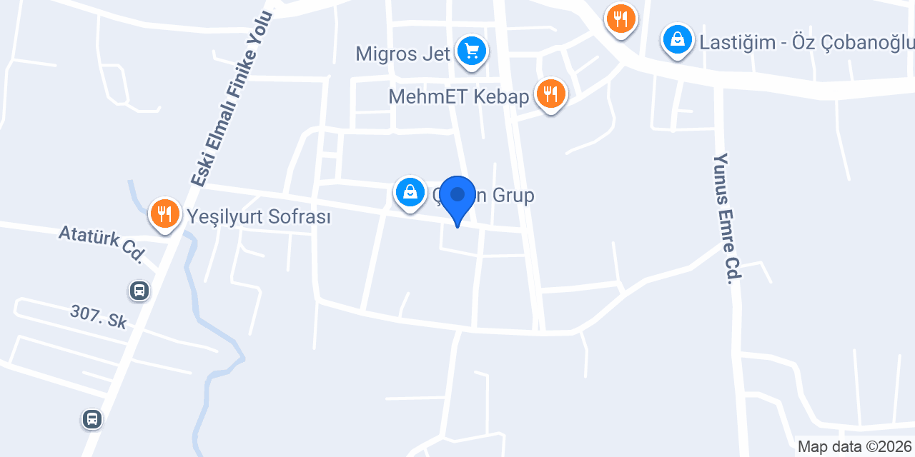 Durkaç Elektirik Bobinaj konumu