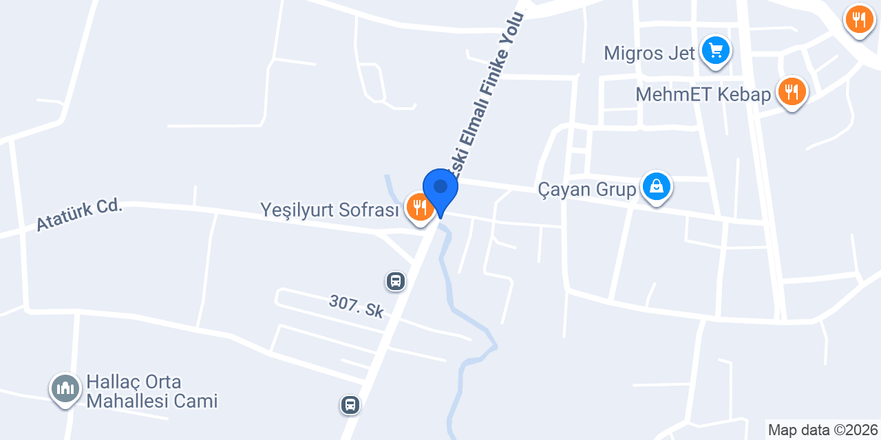 Yeşilyurt Tavukçuluk konumu