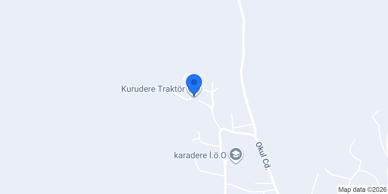 Kurudere Traktör konumu