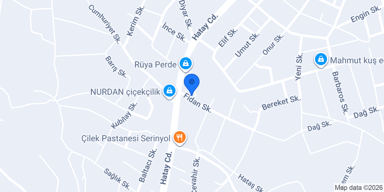 POWERFİT GYM SERİNYOL konumu
