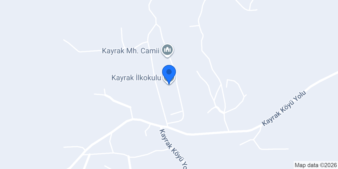 Kayrak İlkokulu konumu