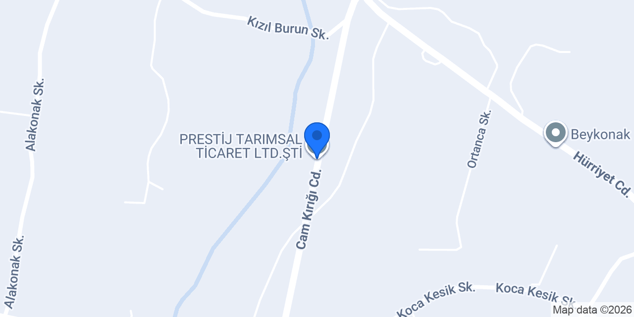PRESTİJ TARIMSAL TİCARET LTD.ŞTİ. konumu