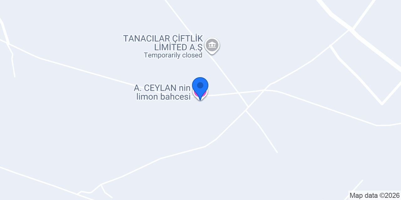 A. CEYLAN nin limon bahcesi konumu