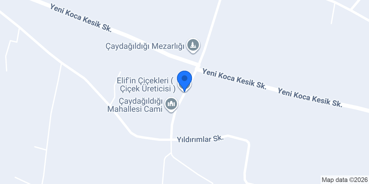 Elif'in Çiçekleri ( Çiçek Üreticisi ) konumu