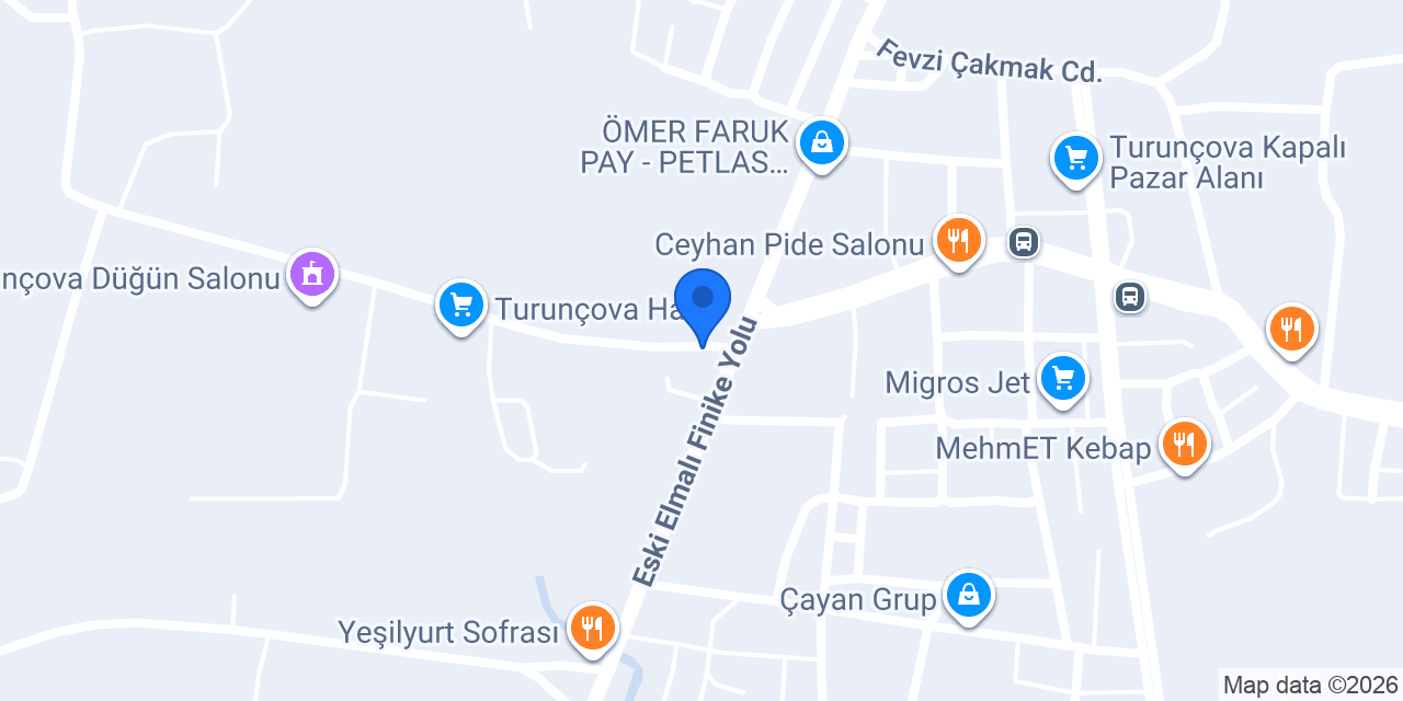 Güven kasap market konumu
