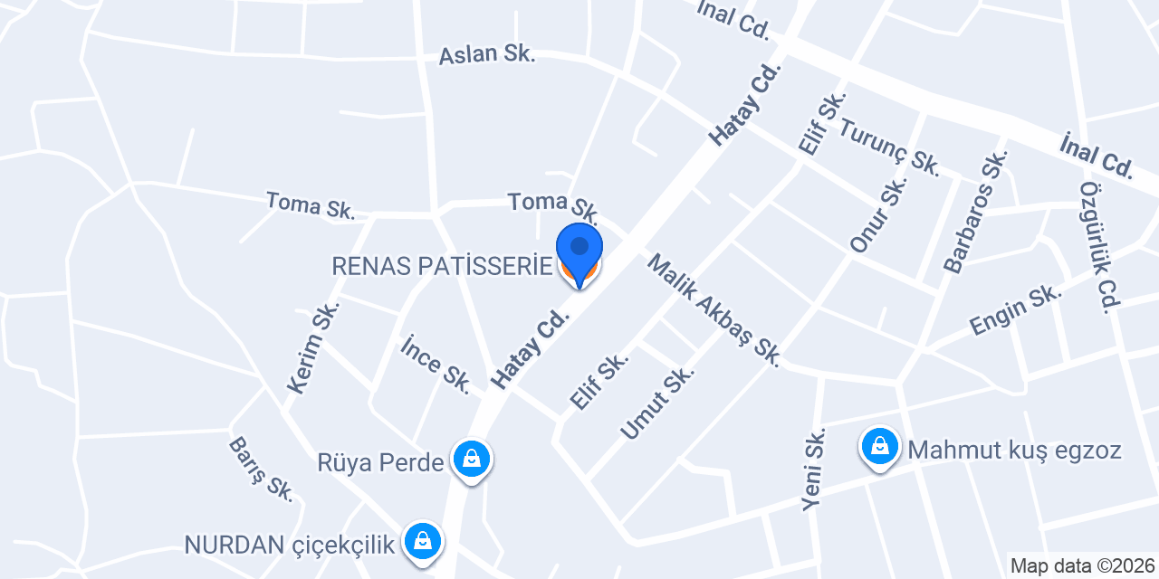RENAS PATİSSERİE konumu