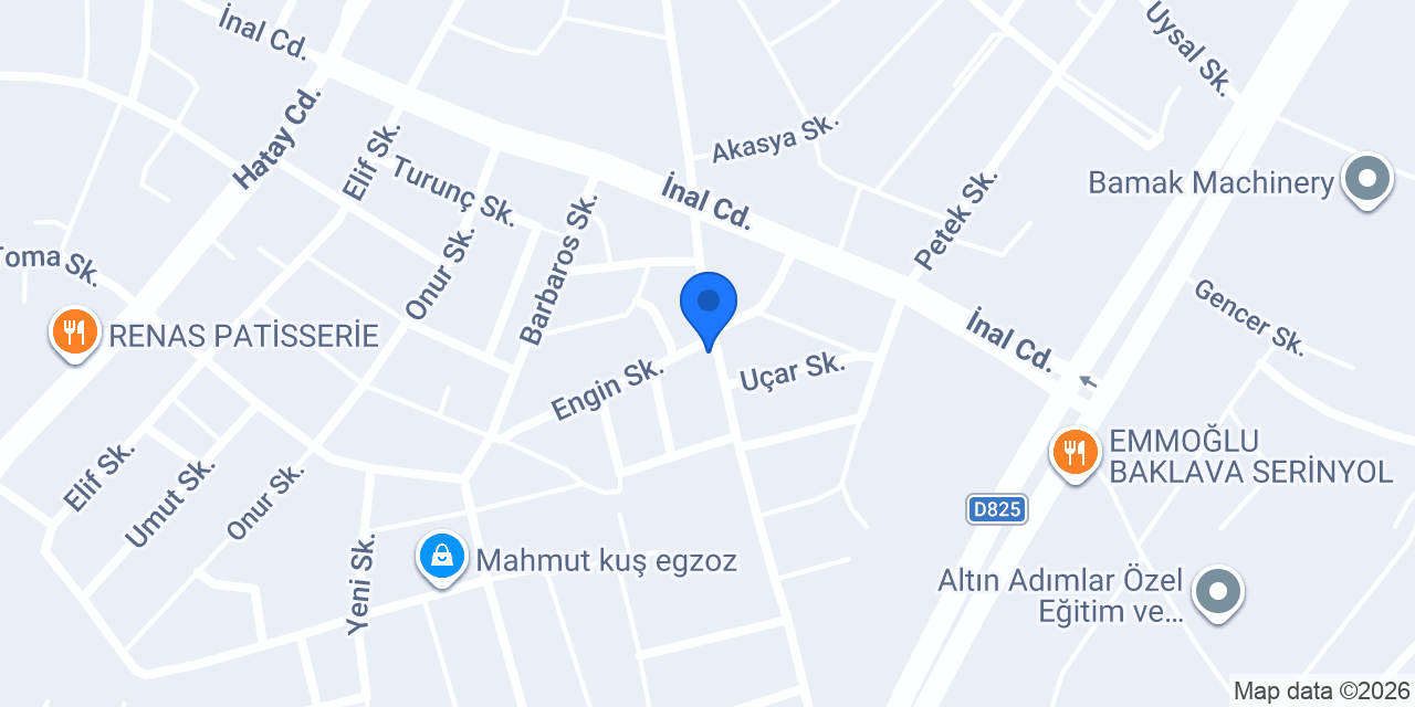 Antakya Catering Yemek Şirketi konumu