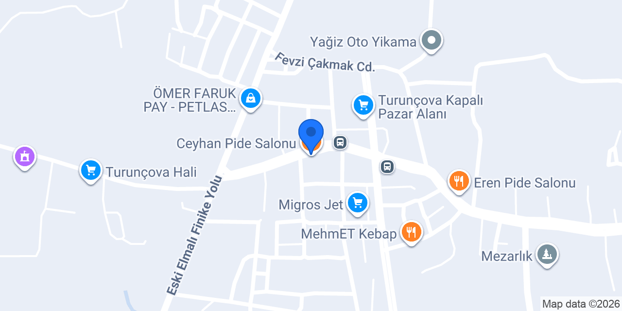 Ceyhan Pide Salonu konumu