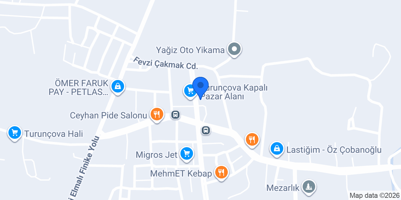 Külcü Yapı Market konumu