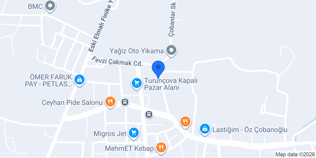 DEMİRAY Mutfak Mobilya Dekorasyon konumu