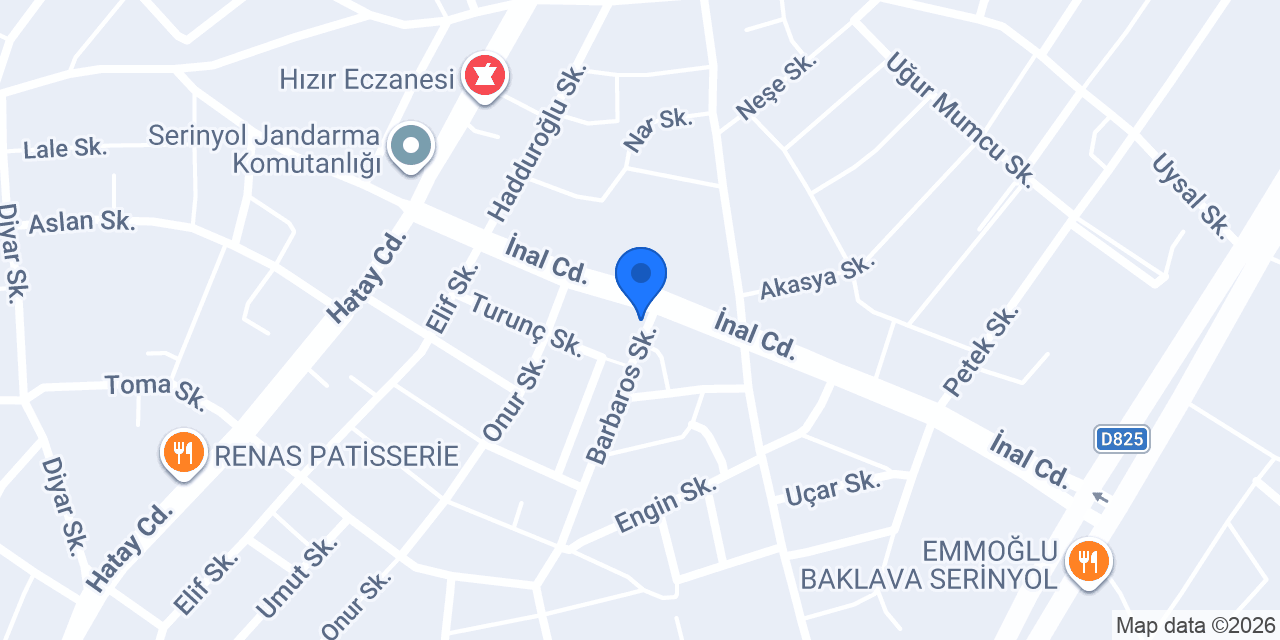 Serinyol70. Yıl Aile Sağlığı Merkezi konumu