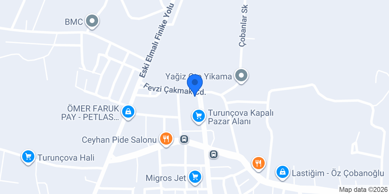 Çakıroğlu Yapı Market konumu