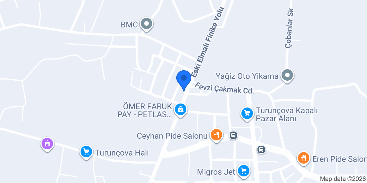 Turunçova otogar, GÖLTUR ,GÖLHİSAR ÇAVDIR,DENİZLİ konumu