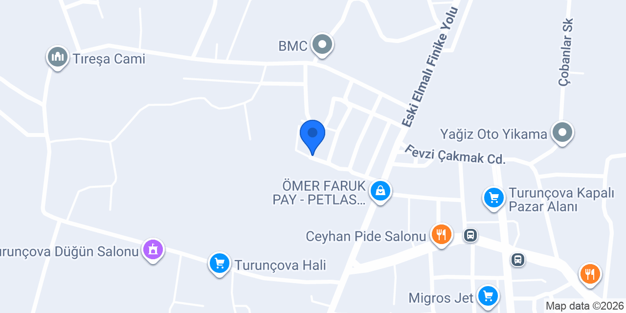Yetimoğlu Demir Çelik konumu