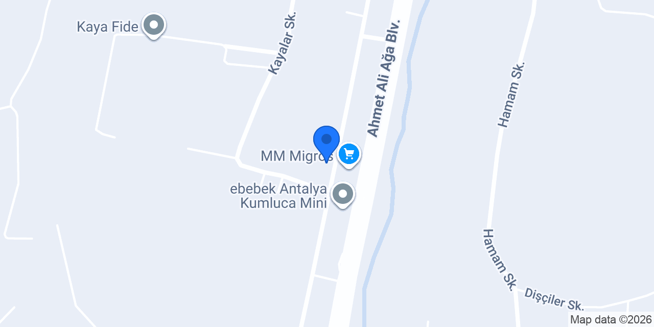 Kumluca Seramik konumu